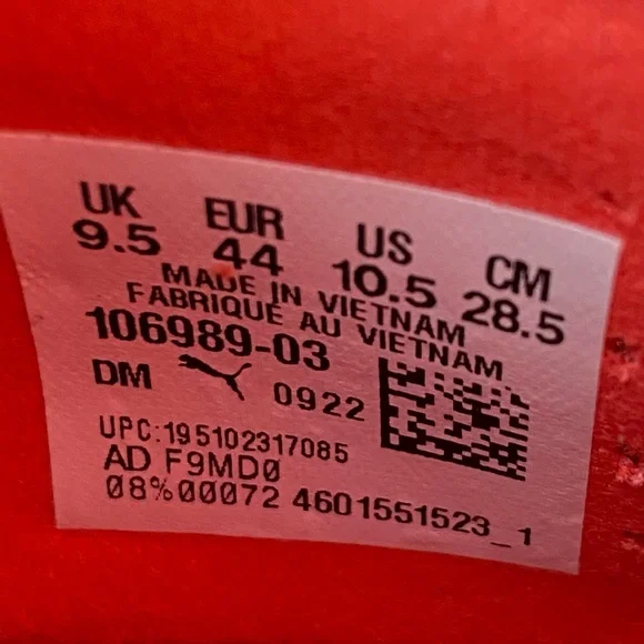 PUMA FUTURE Z 1.4 FG/AG FEARLESS FIERY Coral Soccer Cleats 106989 03 Sz 10.5 - Picture 8 of 8